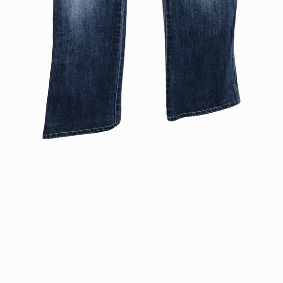 White House Black Market Women's Jeans The Boot Denim Pants Boho Rhinestones 4 - Picture 6 of 8